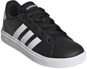 Детские кроссовки Adidas Grand Court 2.0 K GW6503/6, черные цена и информация | Детская спортивная обувь | pigu.lt