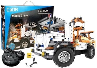 Žaislinis sunkvežimių kranas 2in1, 838 elementai, Cada C51013W kaina ir informacija | Konstruktoriai ir kaladėlės | pigu.lt