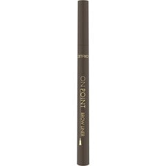 Подводка для бровей Catrice On Point 040-dark brown (1 ml) цена и информация | Тушь, средства для роста ресниц, тени для век, карандаши для глаз | pigu.lt