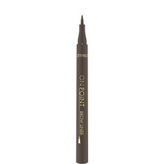 Antakių pieštukas Catrice On Point 040-dark brown, 1 ml kaina ir informacija | Akių šešėliai, pieštukai, blakstienų tušai, serumai | pigu.lt