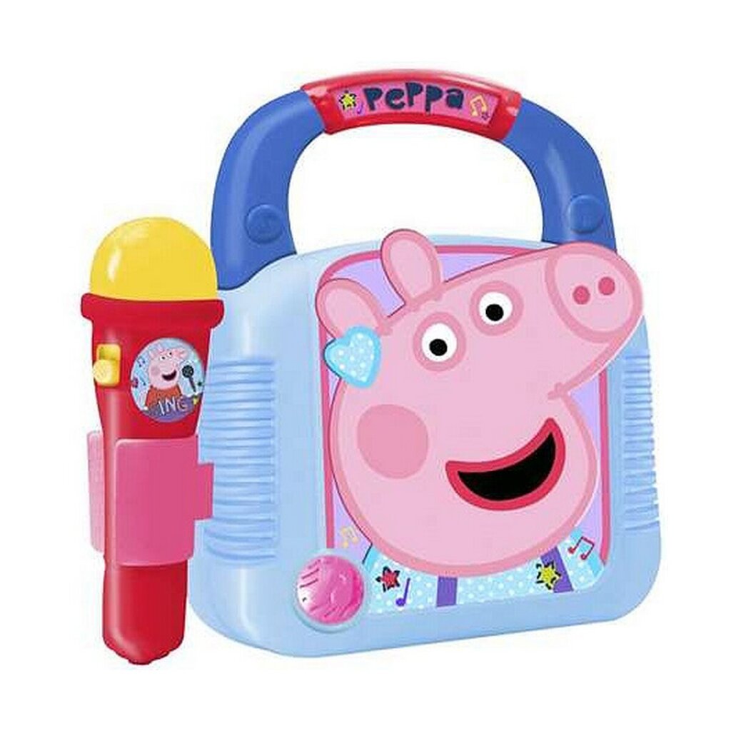 Mp3 Grotuvas su mikrofonu Peppa Pig kaina ir informacija | Lavinamieji žaislai | pigu.lt