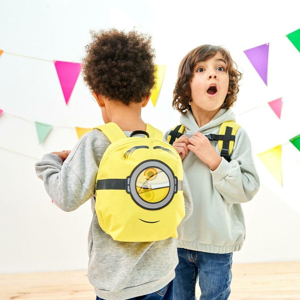 Vaikiškas krepšys Minions, geltonas цена и информация | Kuprinės mokyklai, sportiniai maišeliai | pigu.lt