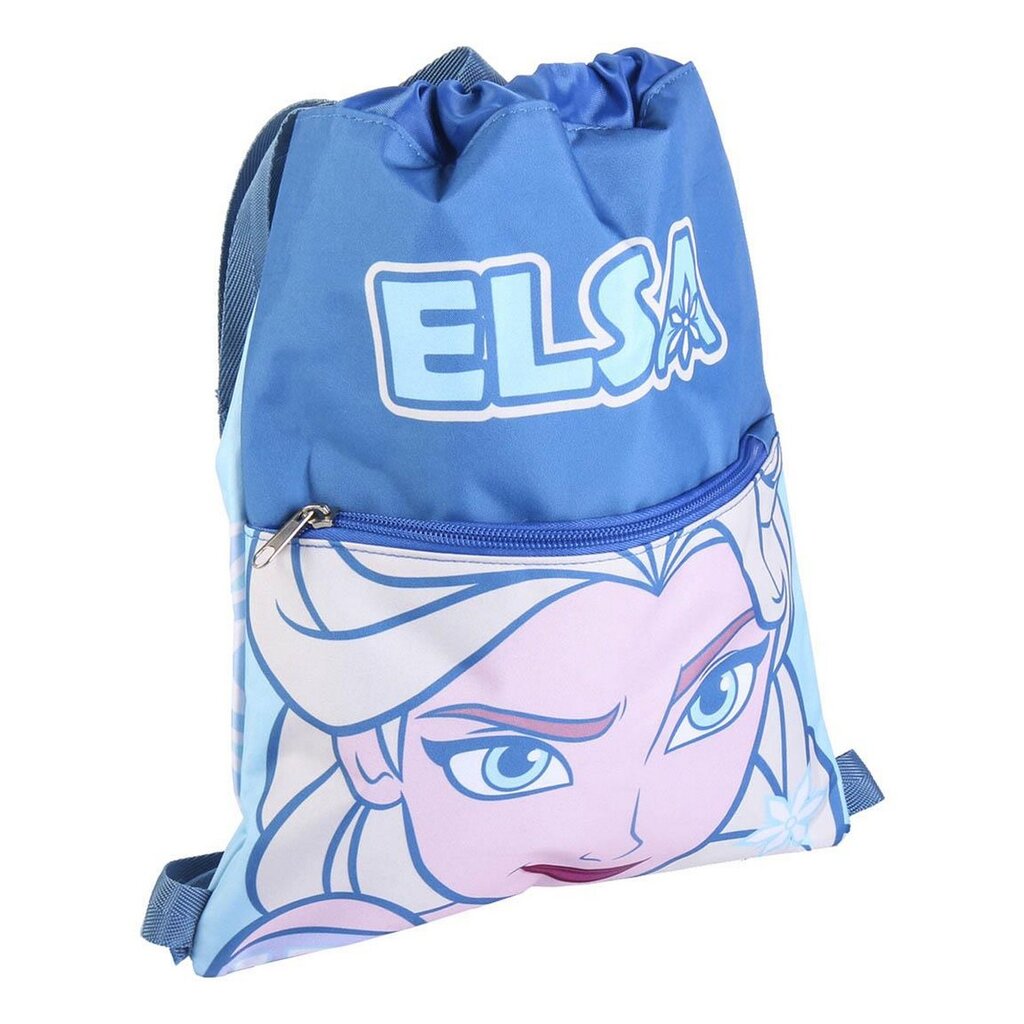 Mokyklinis krepšys Frozen Mėlyna (33 x 27 cm) kaina ir informacija | Kuprinės mokyklai, sportiniai maišeliai | pigu.lt