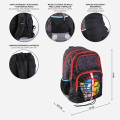 Повседневный рюкзак The Avengers, чёрный, 32 x 18.5 x 44 см цена и информация | Школьные рюкзаки, спортивные сумки | pigu.lt