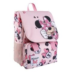 Школьный рюкзак Minnie Mouse, розовый, 28.5 x 15 x 41 см цена и информация | Школьные рюкзаки, спортивные сумки | pigu.lt