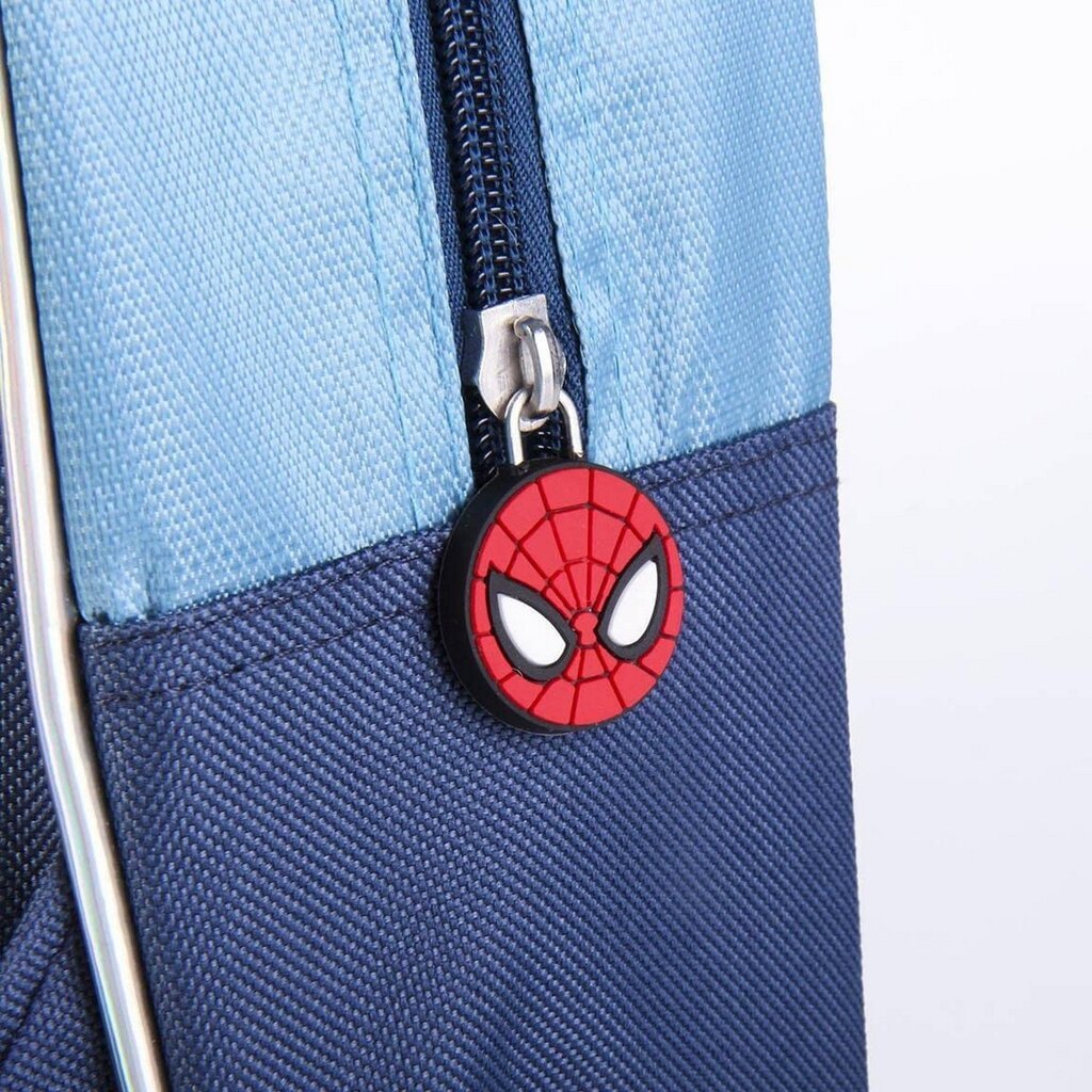 Mokyklinis krepšys Spiderman Mėlyna (25 x 31 x 10 cm) kaina ir informacija | Kuprinės mokyklai, sportiniai maišeliai | pigu.lt