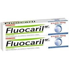 Зубная паста Fluocaril 	Bi-Fluoré Уход за деснами, 2 x 75 мл цена и информация | Зубные щетки, пасты | pigu.lt