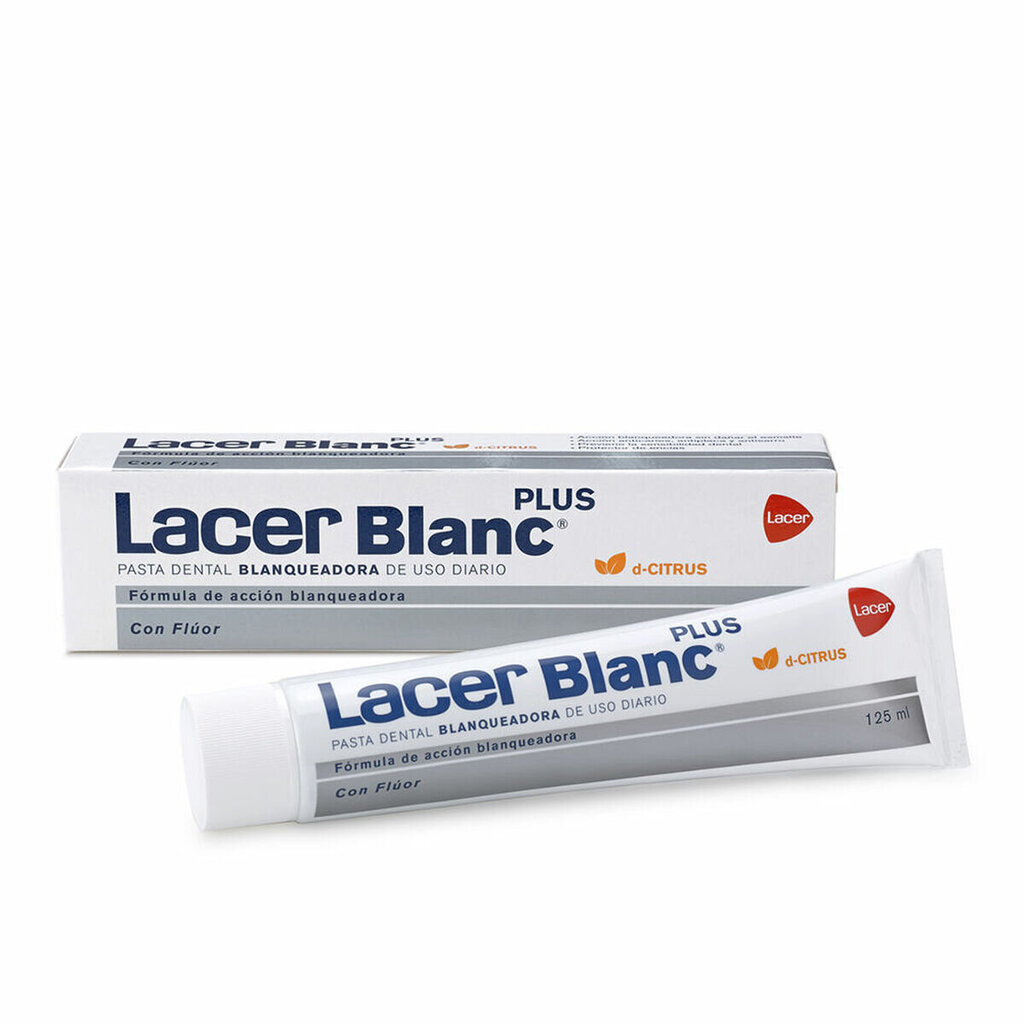Balinanti dantų pasta Lacer Blanc, 125 ml цена и информация | Dantų šepetėliai, pastos | pigu.lt