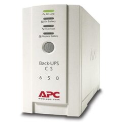 APC Back-UPS 650VA 230V kaina ir informacija | Nepertraukiamo maitinimo šaltiniai (UPS) | pigu.lt