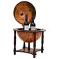 Gaublio formos vyno butelių laikiklis, rudas, eukalipto masyvas kaina ir informacija | Virtuvinės spintelės | pigu.lt