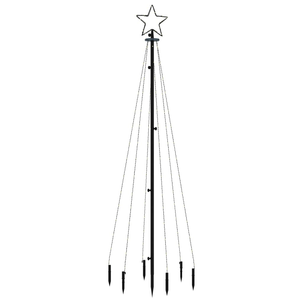 Kalėdų eglutė su kuoliuku, 108 LED, 180cm kaina ir informacija | Girliandos | pigu.lt