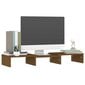 Monitoriaus stovas, medaus rudas, 60x24x10,5cm, pušies masyvas kaina ir informacija | TV staliukai | pigu.lt