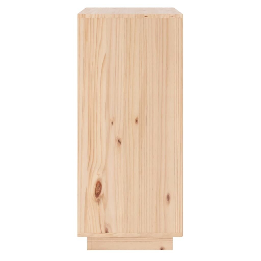 Šoninė spintelė, 38x35x80cm, pušies medienos masyvas kaina ir informacija | Svetainės spintelės | pigu.lt