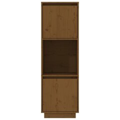 Komoda, medaus ruda, 38x35x117cm, pušies medienos masyvas цена и информация | Шкафчики в гостиную | pigu.lt