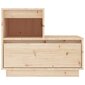Naktinė spintelė, 60 x 34 x 51 cm, pušies medienos masyvas kaina ir informacija | Spintelės prie lovos | pigu.lt