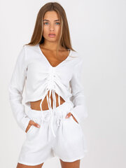 Женская белая повседневная блуза цена и информация | Женские блузки, рубашки | pigu.lt