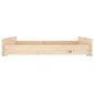 Stalčiai po lova, 2vnt., pušies medienos masyvas kaina ir informacija | Stalčiai, patalynės dėžės | pigu.lt