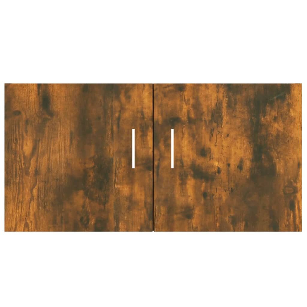 Sieninė spintelė, dūminio ąžuolo spalvos, 80x39x40cm, mediena цена и информация | Lentynos | pigu.lt