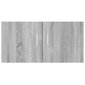 Sieninė spintelė, pilkos ąžuolo spalvos, 80x39x40cm, mediena цена и информация | Lentynos | pigu.lt