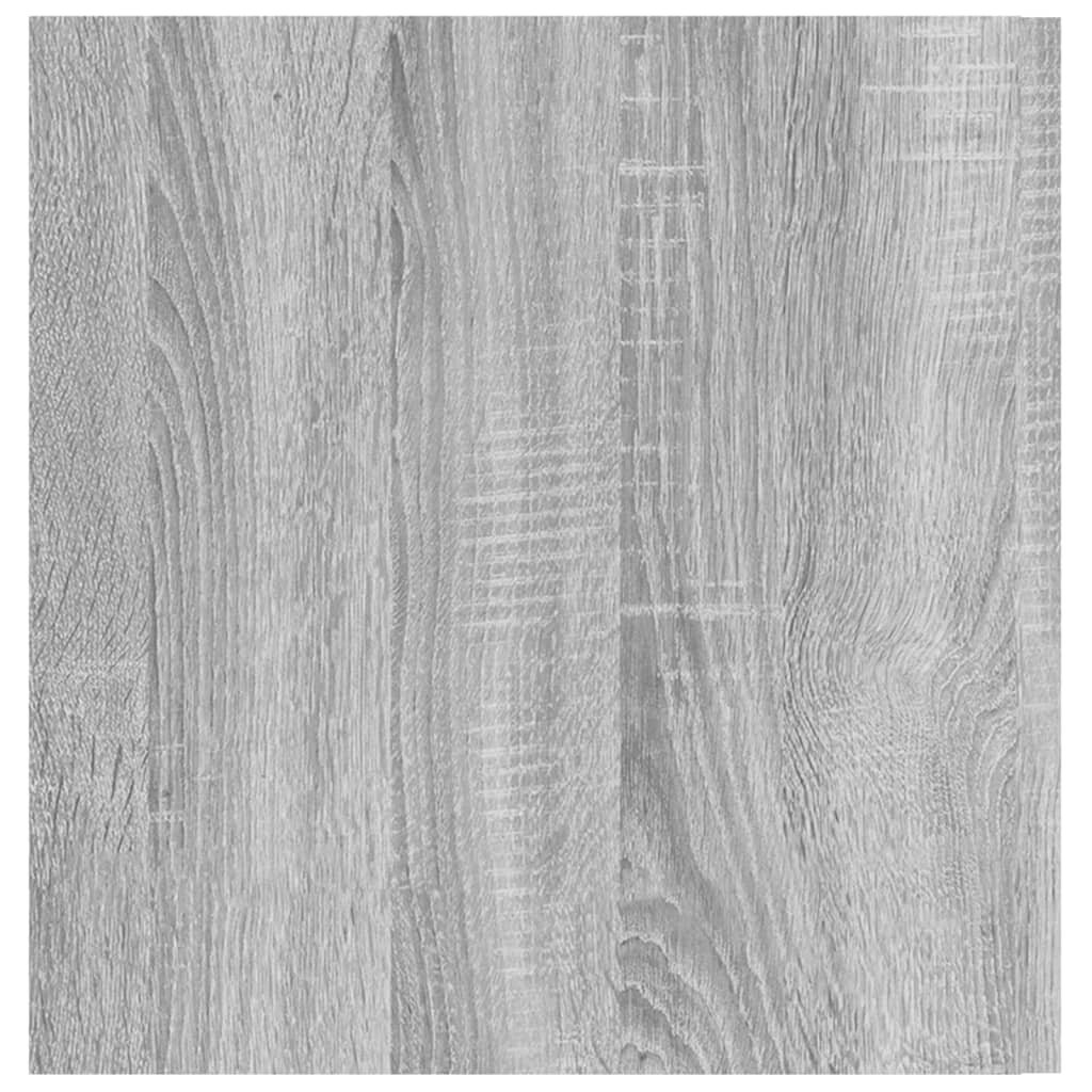 Sieninė spintelė, pilkos ąžuolo spalvos, 80x39x40cm, mediena kaina ir informacija | Lentynos | pigu.lt