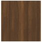 Sieninė spintelė, rudos ąžuolo spalvos, 80x39x40cm, mediena kaina ir informacija | Lentynos | pigu.lt