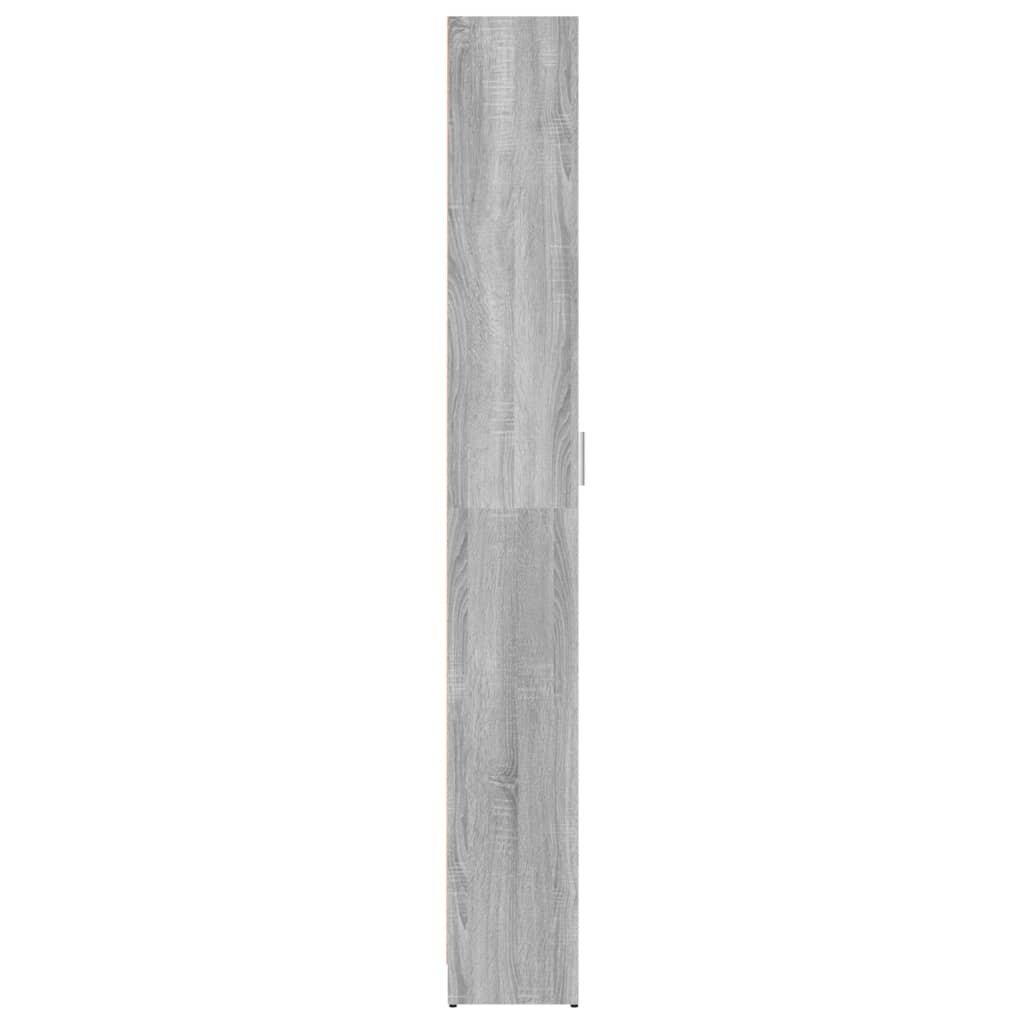 Drabužių spinta, pilka ąžuolo, 55x25x189cm, mediena kaina ir informacija | Spintos | pigu.lt