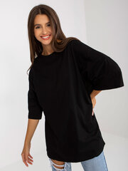 Женский черный топ цена и информация | Женские блузки, рубашки | pigu.lt