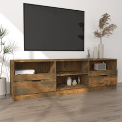 Televizoriaus spintelė, dūminio ąžuolo, 150x33,5x45cm, mediena kaina ir informacija | TV staliukai | pigu.lt