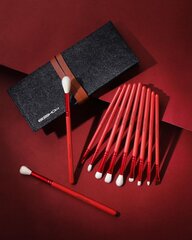 Кисти для макиажа Eigshow Jade Series 11 Piece Eye Brush Set Red Agate цена и информация | Кисти для макияжа, спонжи | pigu.lt