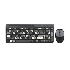 Беспроводная клавиатура и мышь MOFII 888 2.4G (черная/красная) цена и информация | Клавиатуры | pigu.lt