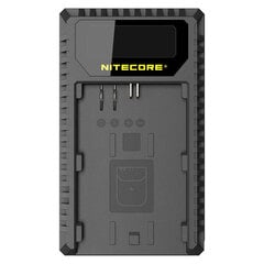 Nitecore UCN1 Lader voor Canon LP E6(N) + LP E8 met indicator + USB цена и информация | Зарядные устройства для фотоаппаратов | pigu.lt