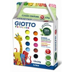 Plastilinas 10sp Fila GIOTTO Patplume 10x20g 512900 kaina ir informacija | Piešimo, tapybos, lipdymo reikmenys | pigu.lt