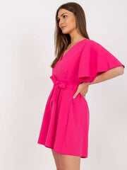 розовый легкий женский комбинезон с карманами rue paris цена и информация | Женские комбинезоны | pigu.lt