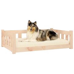 Lova šunims, 95,5x65,5x28cm, pušies medienos masyvas kaina ir informacija | Guoliai, pagalvėlės | pigu.lt
