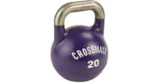 Гиря для соревнований Crossmaxx Competition Kettlebell 20 кг фиолетовая цена и информация | Гантели, гири, штанги | pigu.lt