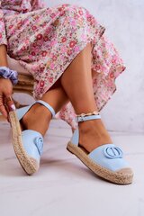 Espadrilės moterims BSB19251, mėlynos kaina ir informacija | Bateliai moterims | pigu.lt