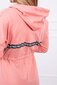 Megztinis ilgesne nugara moterims, rožinės spalvos kaina ir informacija | Megztiniai moterims | pigu.lt