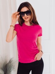 Marškinėliai moterims, rožinės spalvos kaina ir informacija | Marškinėliai moterims | pigu.lt