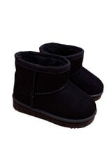 Žieminiai batai vaikams Bsb6485.1280, juodi цена и информация | Детские зимние сапожки | pigu.lt