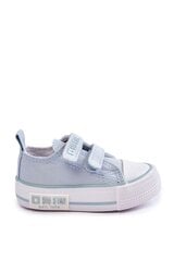 Medžiaginiai laisvalaikio batai su lipniais užsegimais vaikams BSB21622, mėlyni цена и информация | Детская спортивная обувь | pigu.lt