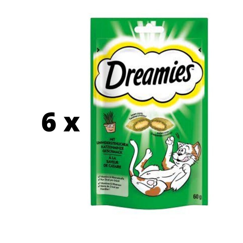 Dreamies skanėstas katėms katžolės skonio, 60 g. kaina ir informacija | Skanėstai katėms | pigu.lt