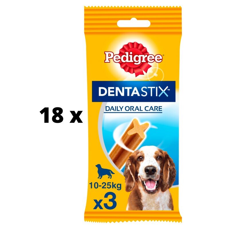 Pedigree Dentastix skanėstai šunims, 77g. цена и информация | Skanėstai šunims | pigu.lt