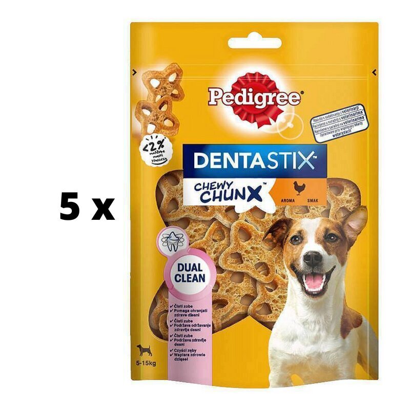 Pedigree Dentastix Chewy Chunk skanėstai šunims, 68 g. цена и информация | Skanėstai šunims | pigu.lt