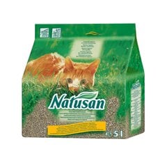 Наполнитель для кошек Natusan, упаковка 5 л цена и информация | Наполнитель для кошек | pigu.lt