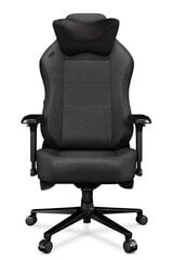 Kompiuterio kėdė Yumisu 2054, kompiuterinių žaidimų žaidėjams, medžiaginis apmušalas, pilkai juodas spalvos kaina ir informacija | Biuro kėdės | pigu.lt