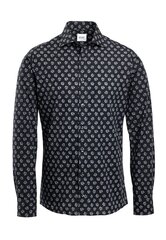 22OS/Мужская рубашка черная (Regular) цена и информация | Рубашка мужская | pigu.lt