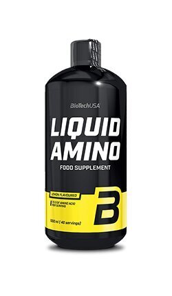 Biotech Liquid Amino 1000 ml, apelsinų skonio kaina ir informacija | Aminorūgštys | pigu.lt