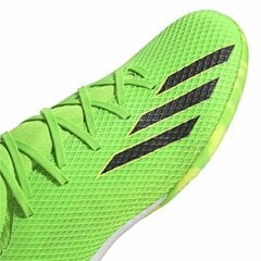 Взрослые кроссовки для футзала Adidas X Speedportal 3 Лаймовый зеленый цена и информация | Футбольные бутсы | pigu.lt