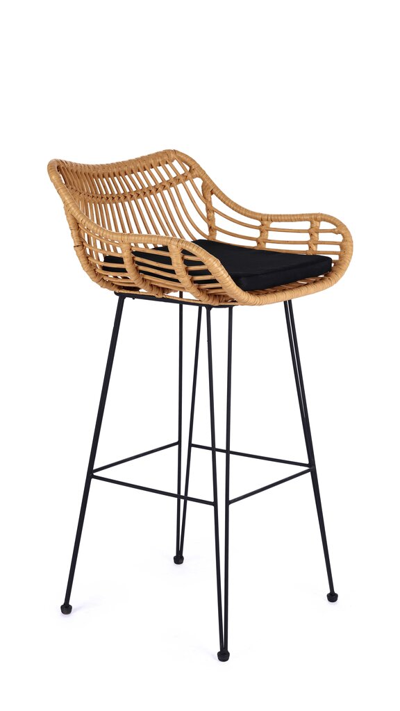 2-ių baro kėdžių komplektas Halmar H105, rudas/juodas kaina ir informacija | Virtuvės ir valgomojo kėdės | pigu.lt