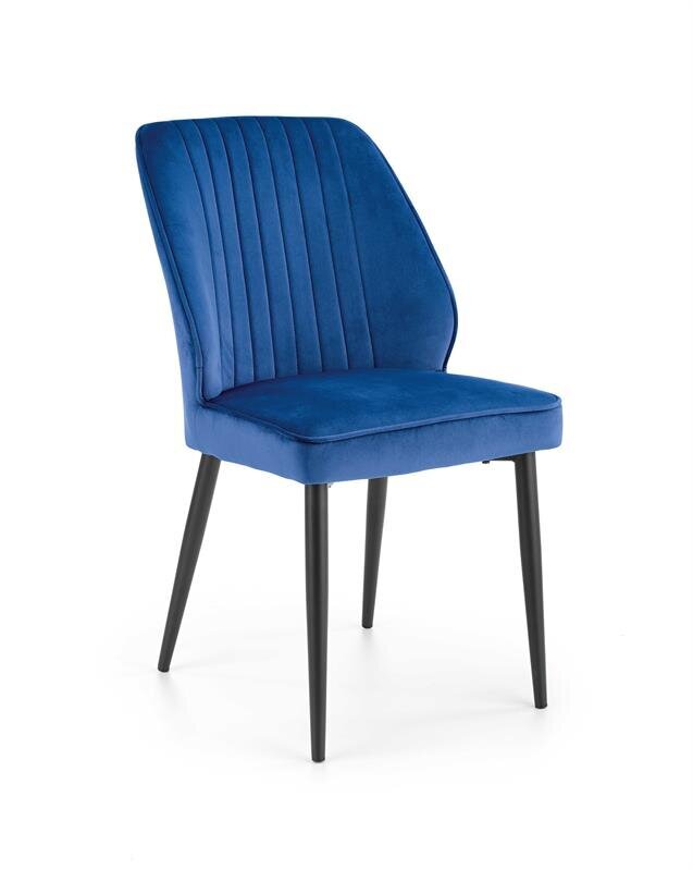 4-ių kėdžių komplektas Halmar K432, mėlynas kaina ir informacija | Virtuvės ir valgomojo kėdės | pigu.lt
